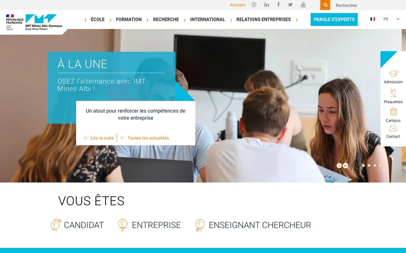 Mines Albi-Carmaux classement, campus, admission Mines Albi-Carmaux classement, campus, admission