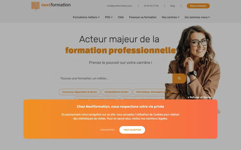 Nextformation classement, campus, admission
