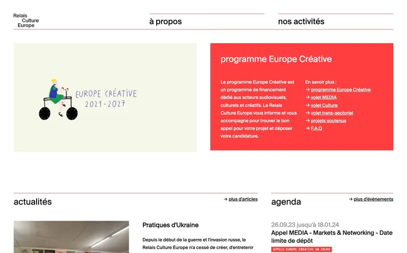 Relais Culture Europe classement, campus, admission