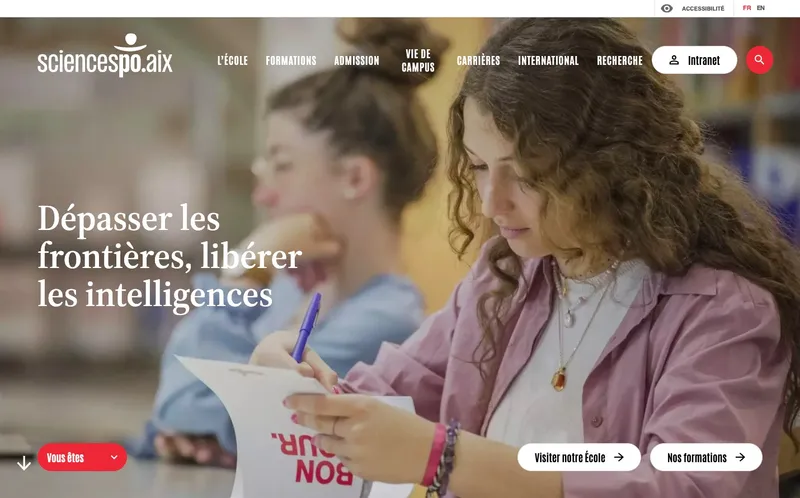 Sciences Po Aix classement, campus, admission