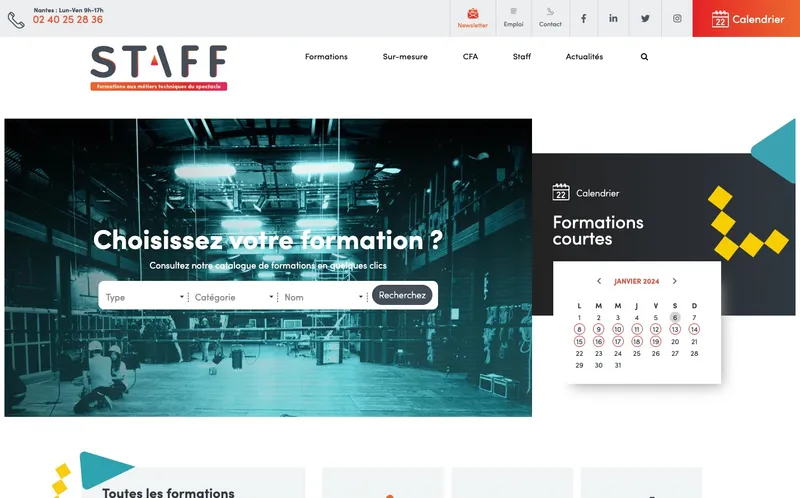Staff classement, campus, admission Staff classement, campus, admission