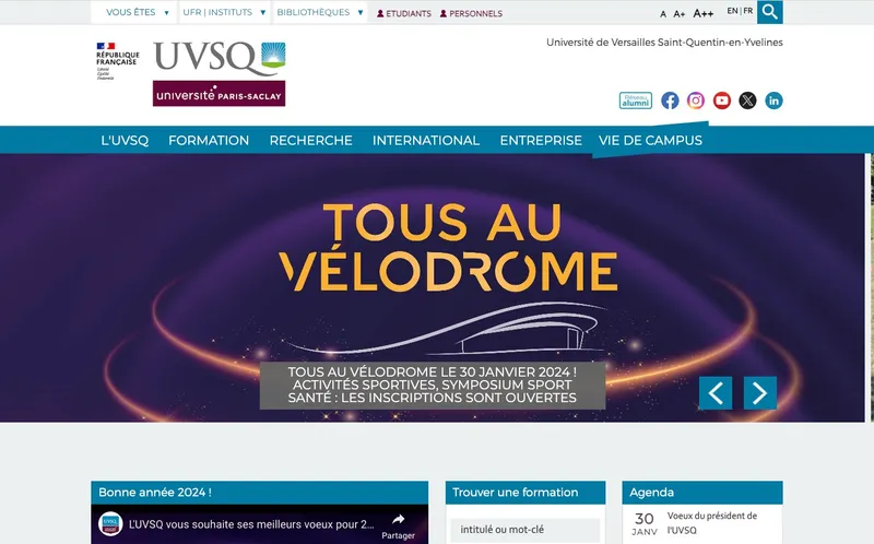 Université De Versailles Saint Quentin En Yvelines classement, campus, admission Université De Versailles Saint Quentin En Yvelines classement, campus, admission
