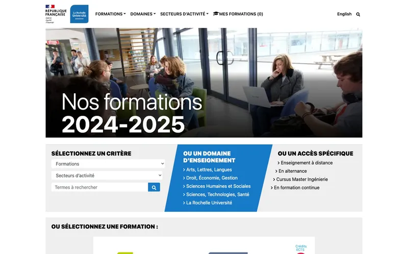 Université La Rochelle classement, campus, admission Université La Rochelle classement, campus, admission