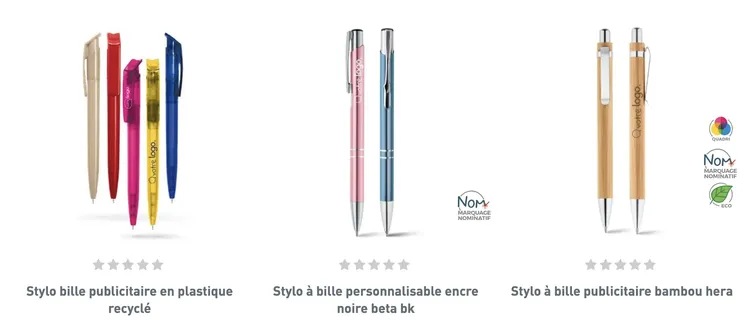 stylo publicitaire